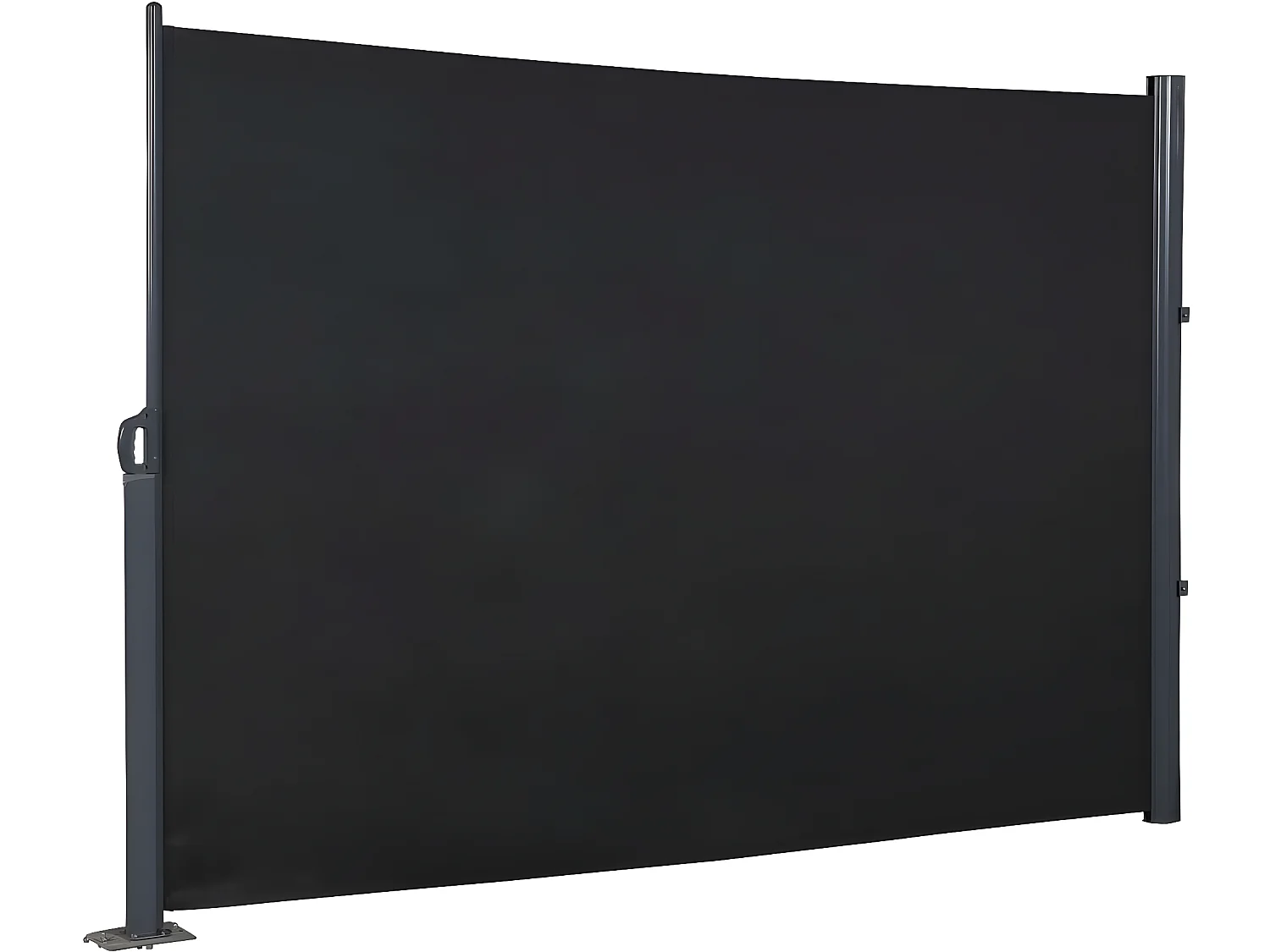 Toldo lateral en Aluminio y poliéster " Vento 2" -  Gris Oscuro