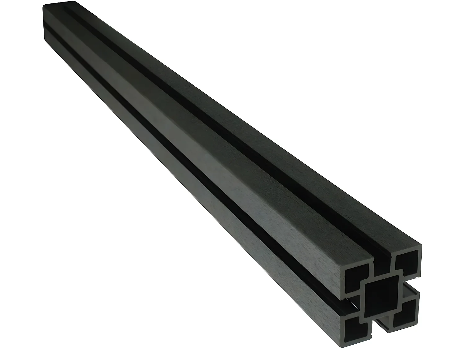 Kit Clôture 1.6 x 1.2m composite - Kit de fixation offert - Marron