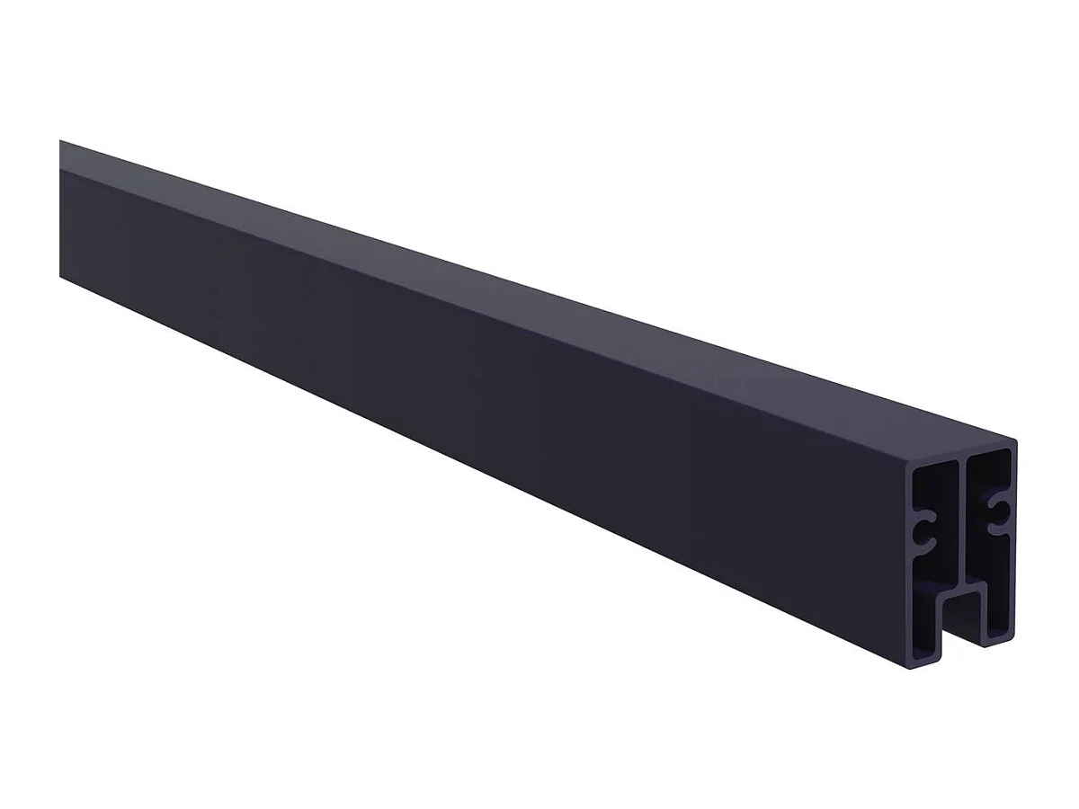 Set van 6 composiet schuttingplanken voor de tuin - Leisteen