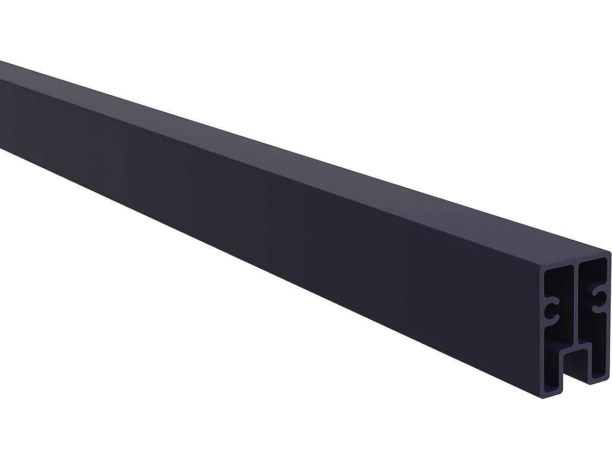 Set van 6 composiet schuttingplanken voor de tuin - Leisteen