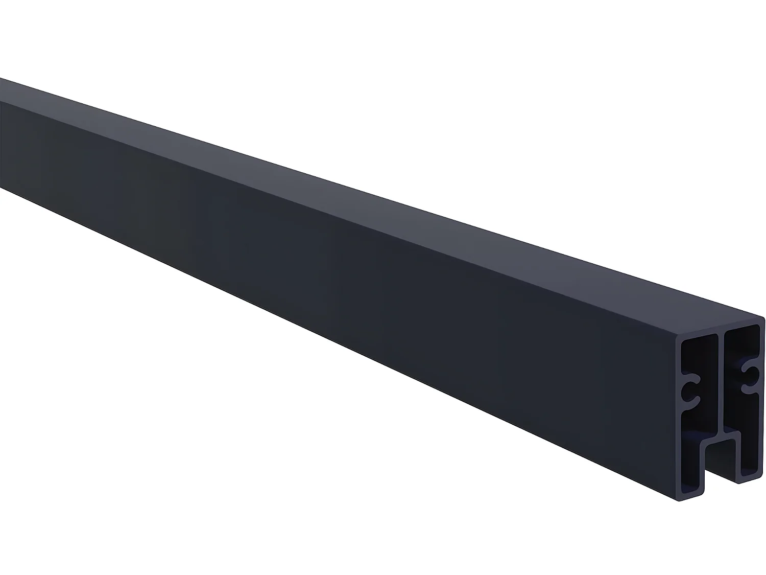 Set van 6 composiet schuttingplanken voor de tuin - Grijs