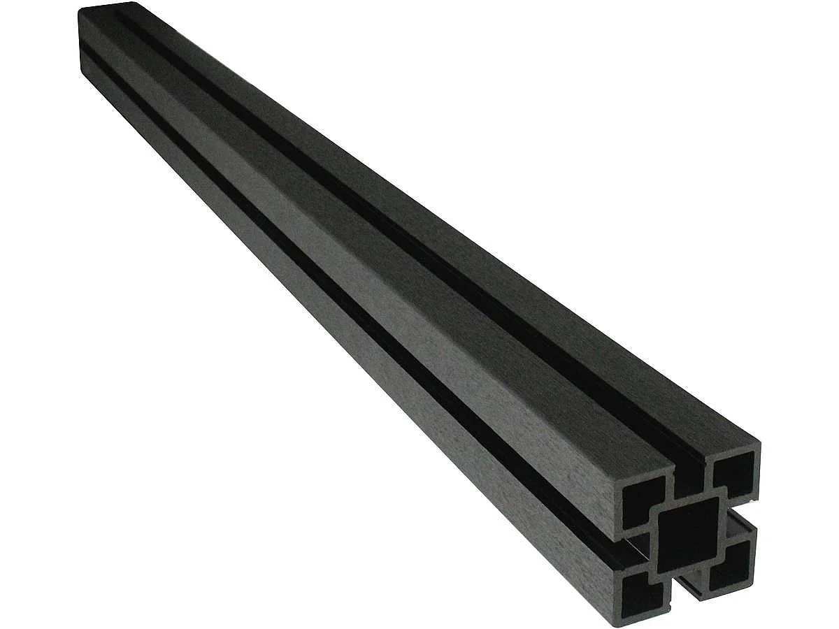 Kit Composiet Hekwerk Bruin 8 x 1.6m - Eenvoudige Installatie en Weerbestendig