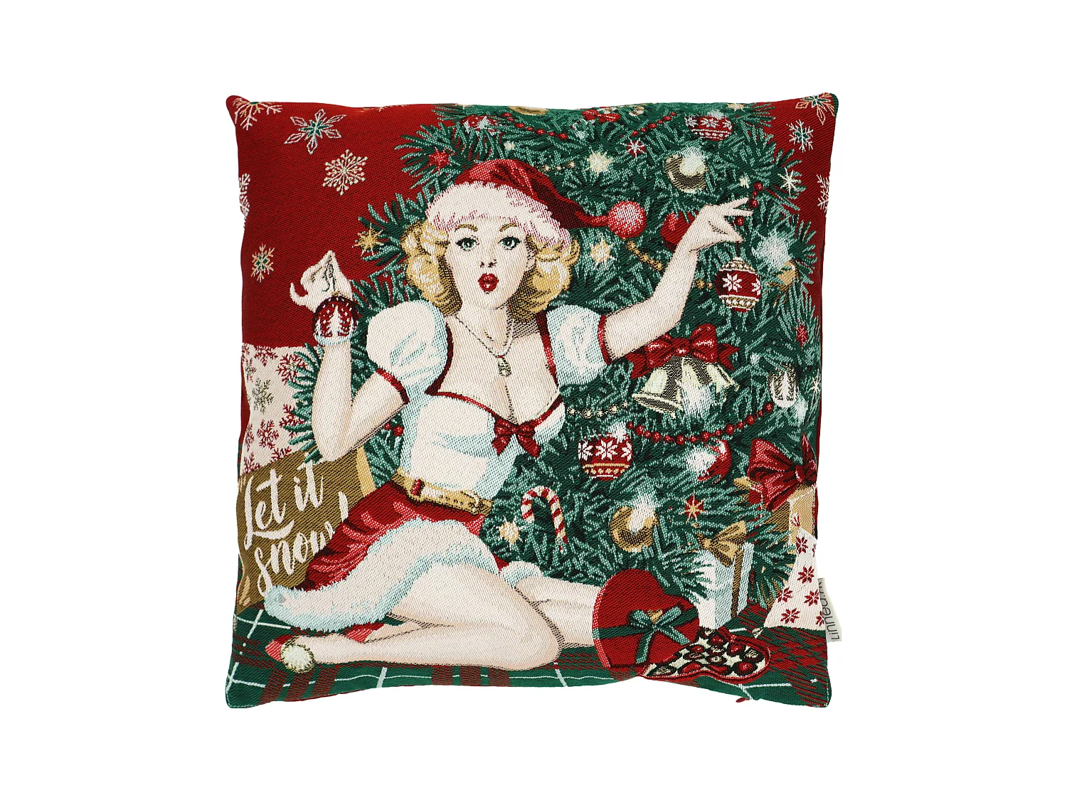 Housse de coussin 45x45 cm AVA Rouge