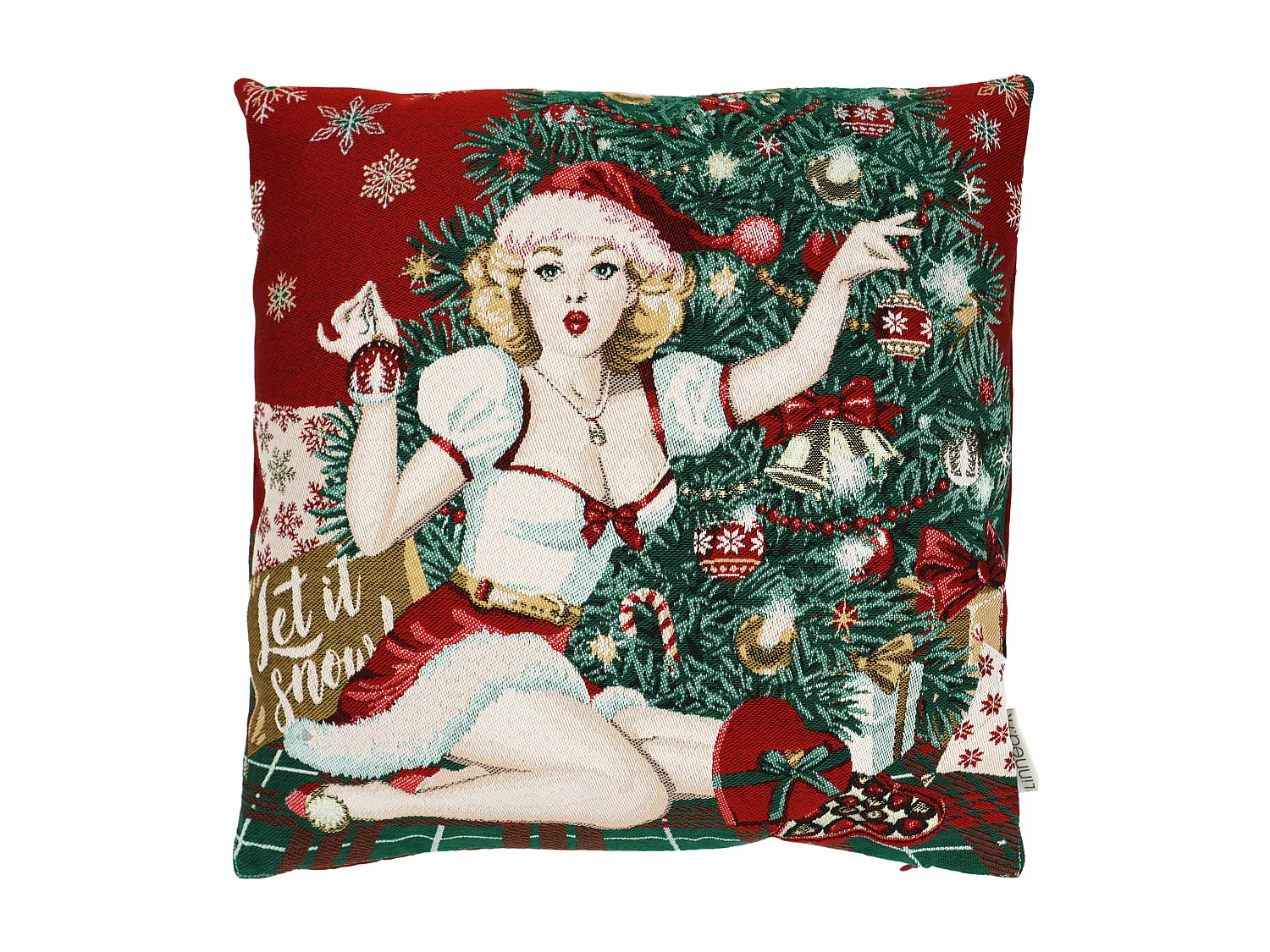 Housse de coussin 45x45 cm AVA Rouge