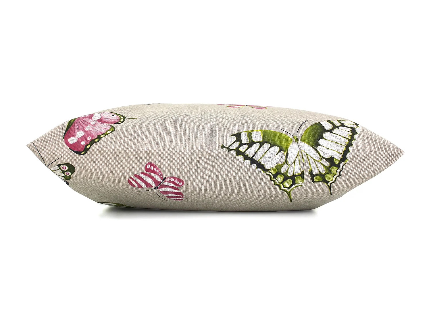 Housse de coussin 45x45 cm TERROSSA Papillons roses Polycoton