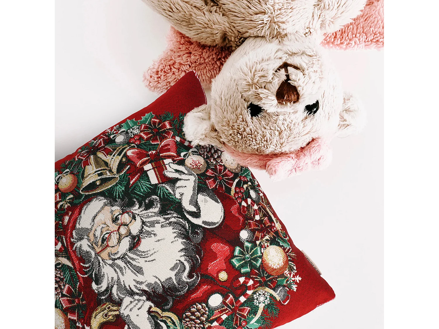 Housse de coussin 45x45 cm CLAUS Rouge