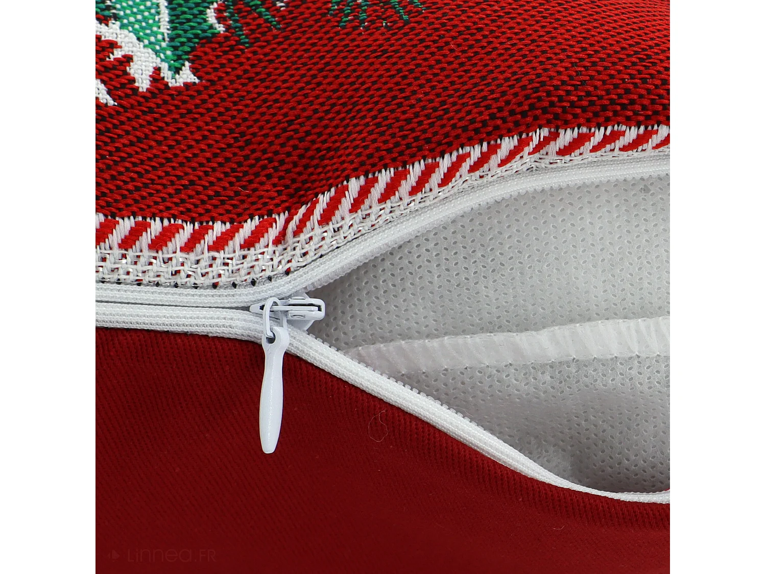 Housse de coussin 45x45 cm CLAUS Rouge