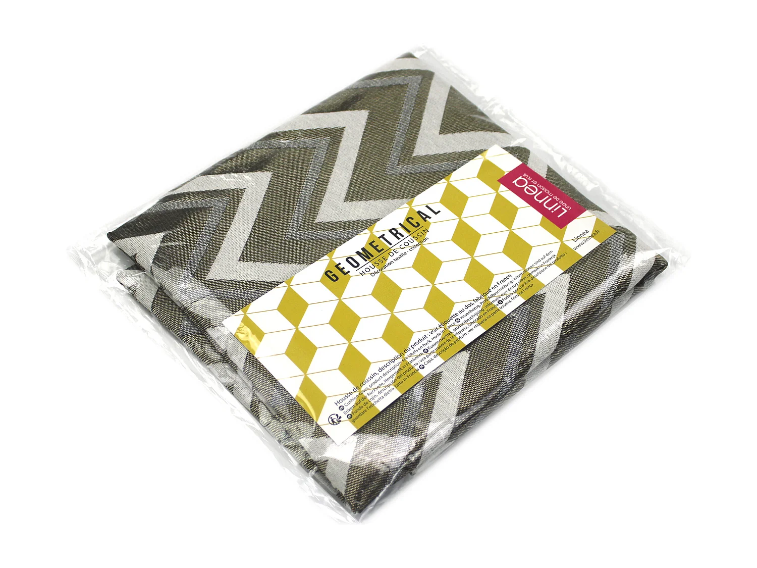 Housse de coussin 45x45 cm AGRANO ZigZag Polycoton