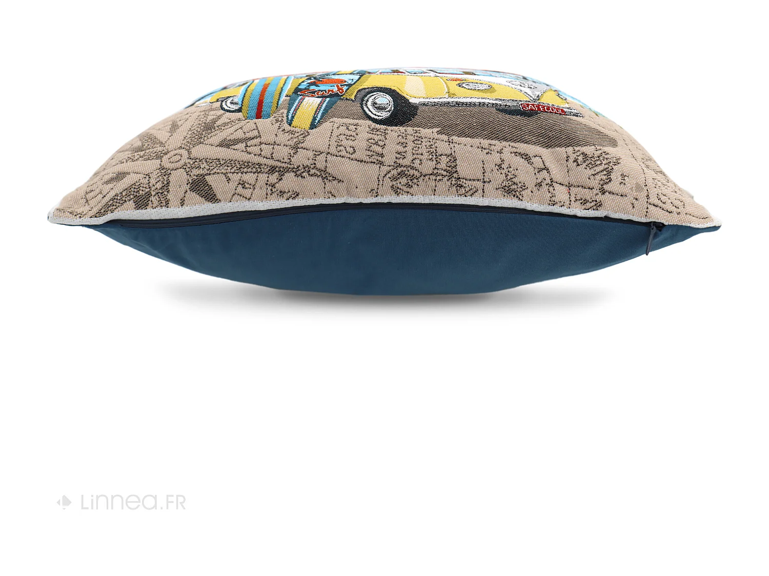 Housse de coussin 45x45 cm KOMBI Jaune