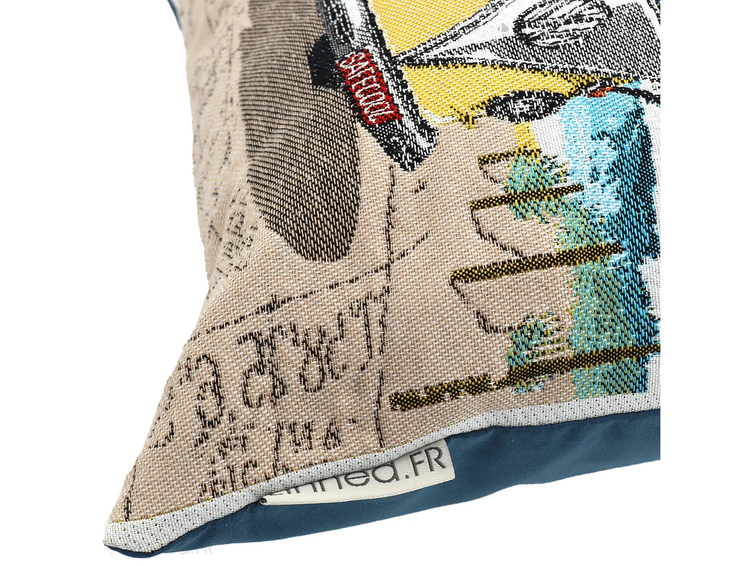 Housse de coussin 45x45 cm KOMBI Jaune