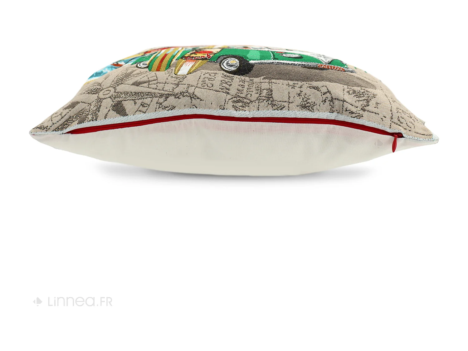 Housse de coussin 45x45 cm KOMBI Vert