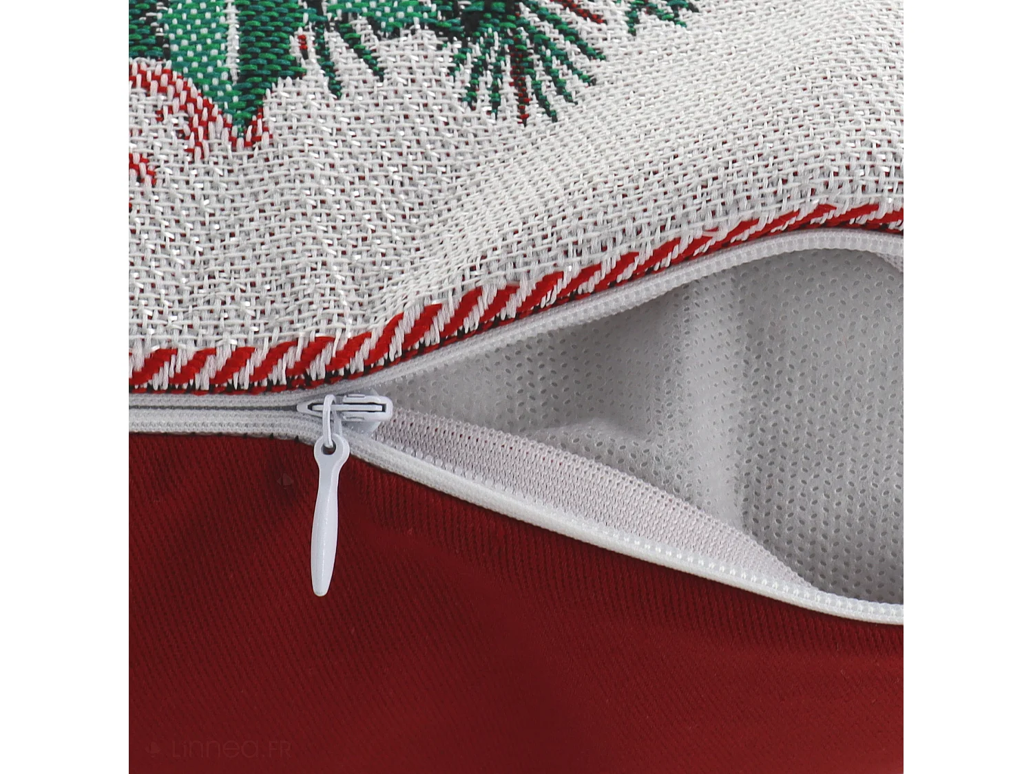 Housse de coussin 45x45 cm CLAUS Blanc