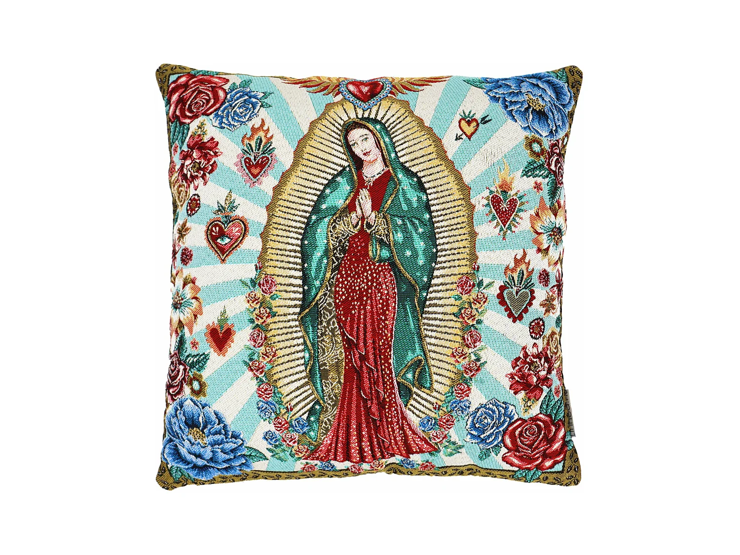 Housse de coussin 45x45 cm GUADALUPE Vert