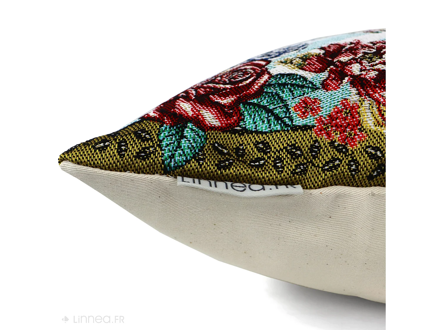 Housse de coussin 45x45 cm GUADALUPE Vert