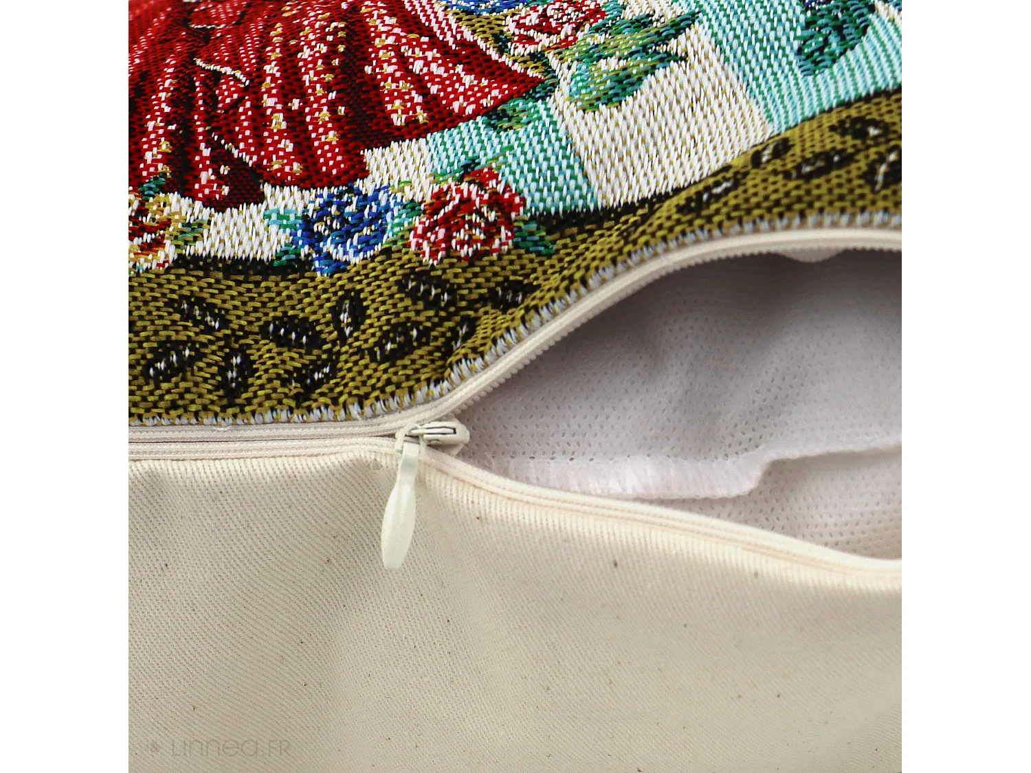 Housse de coussin 45x45 cm GUADALUPE Vert