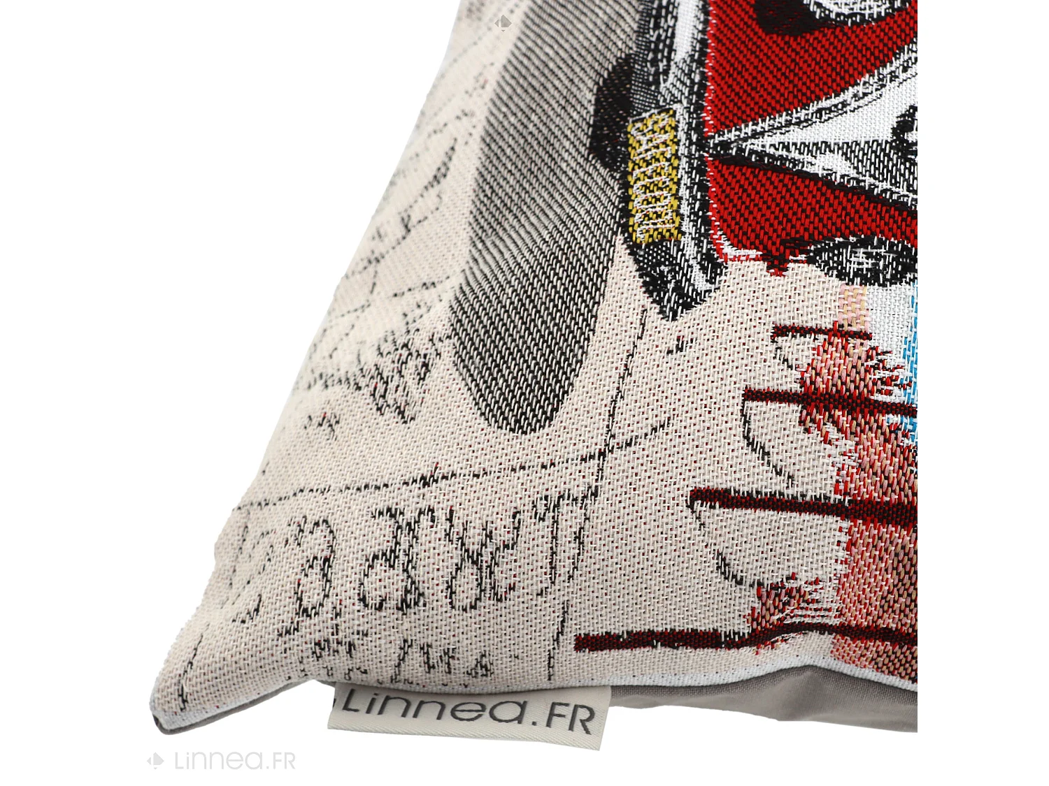 Housse de coussin 45x45 cm KOMBI Rouge