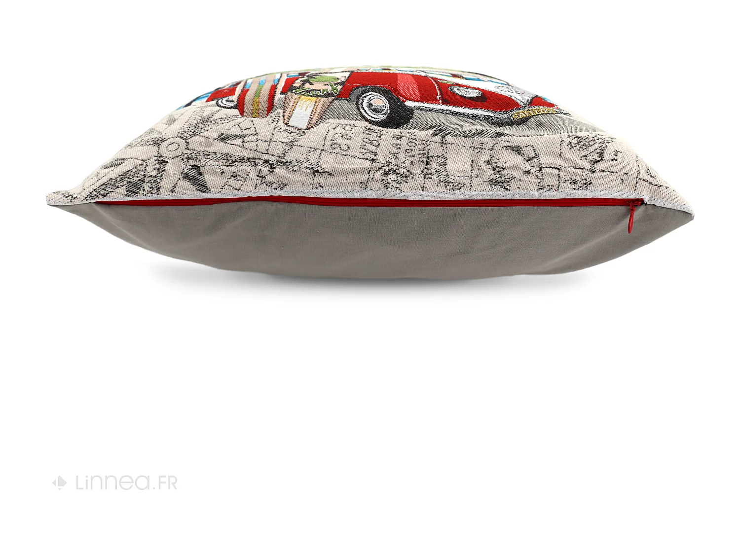 Housse de coussin 45x45 cm KOMBI Rouge