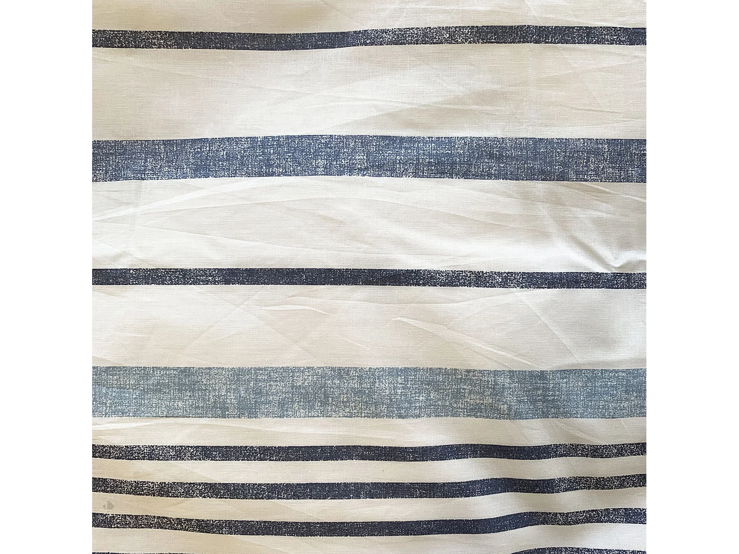 Parure de lit 240x220 cm coton + lyocell CALANQUE Bleu