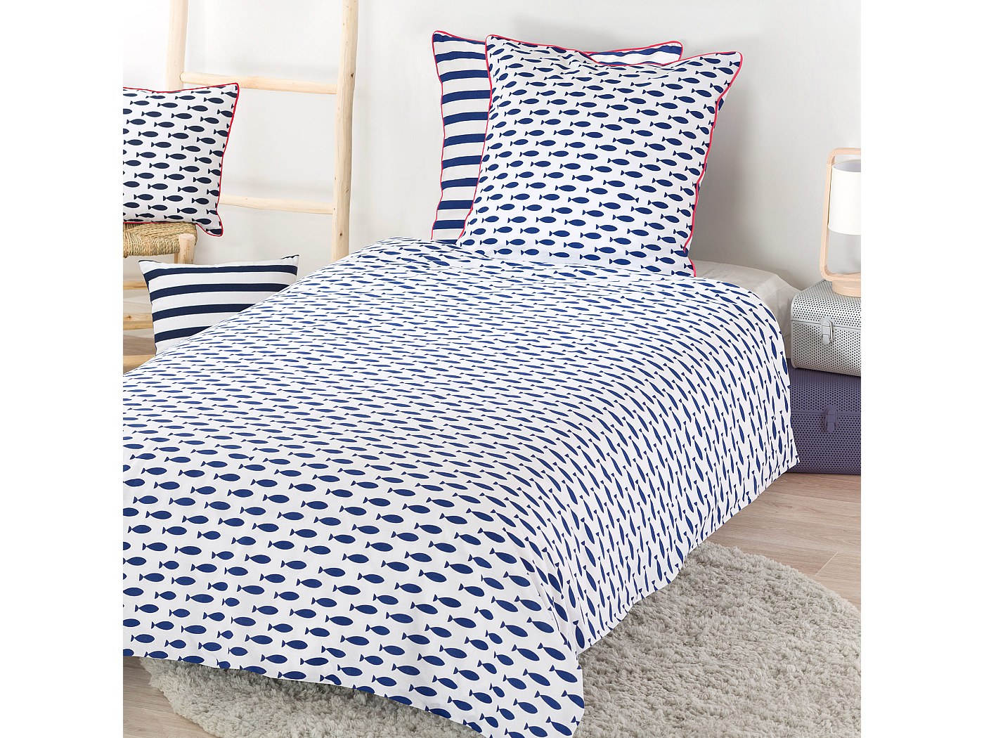 BIANCHERIAWEB Drap De Plage En Microfibre Avec Coussin