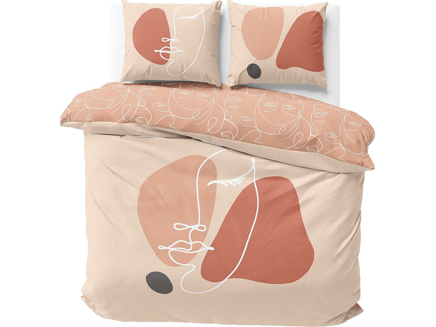 guf Parure de lit personnalisée avec housse de couette et taies d'oreiller, 3 pièces, draps personnalisés pour famille, cadeau d'anniversaire (king
