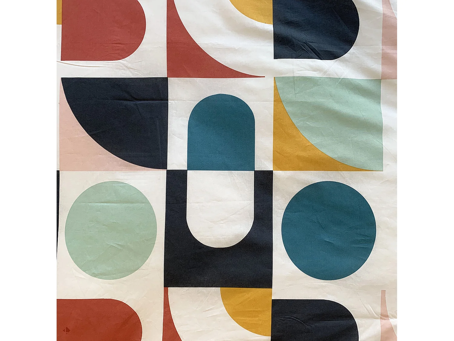 Parure de lit 260x240 cm coton biologique TITANE Blanc