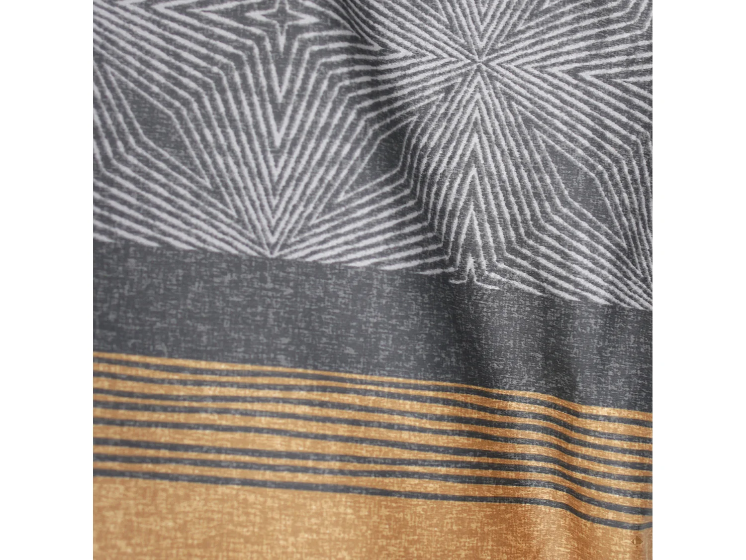 Parure de lit 240x220 cm satin de coton TIAGO noir