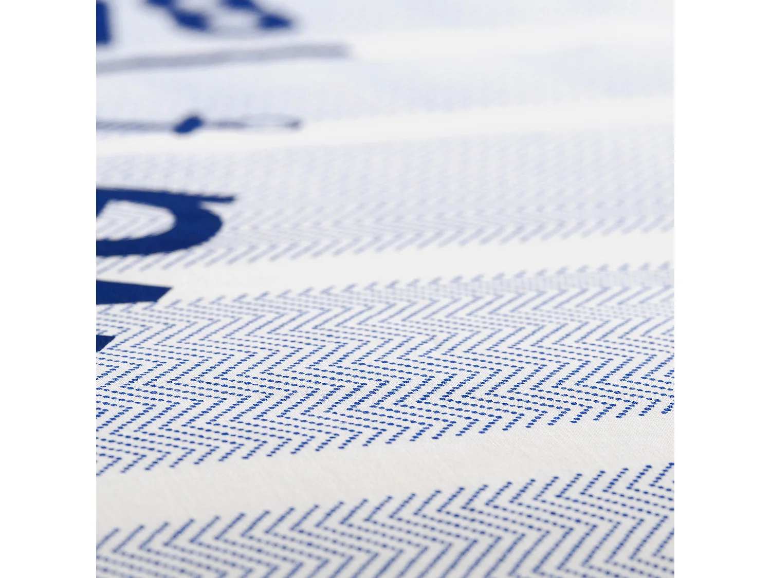 Parure de lit 240x220 cm coton biologique OCEAN Bleu