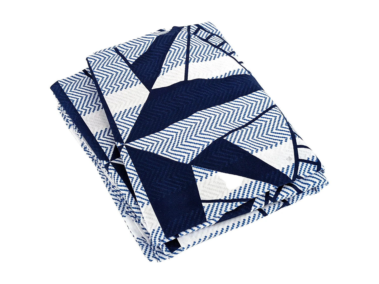 Parure de lit 240x220 cm coton biologique OCEAN Bleu