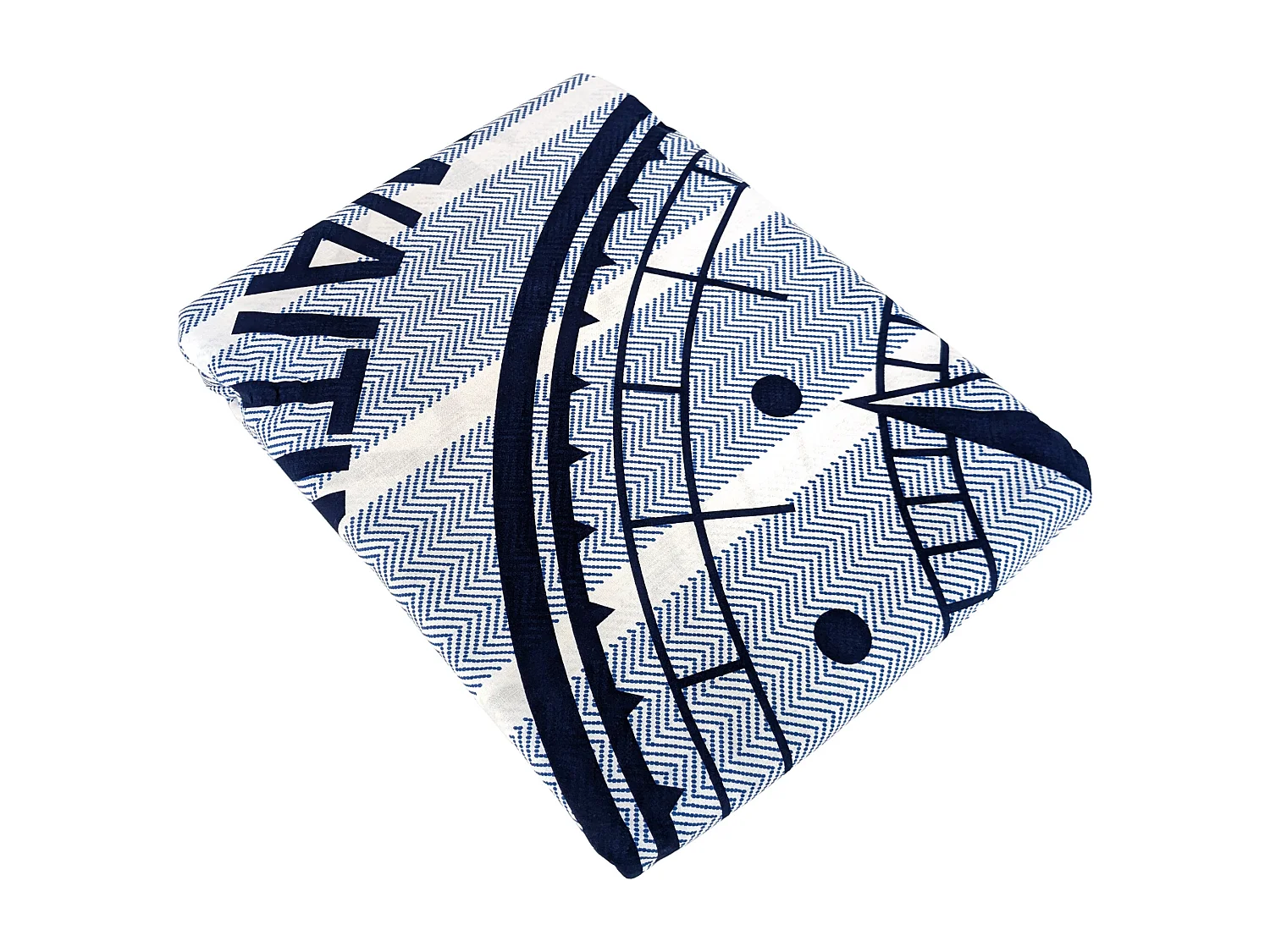 Parure de lit 240x220 cm coton biologique OCEAN Bleu