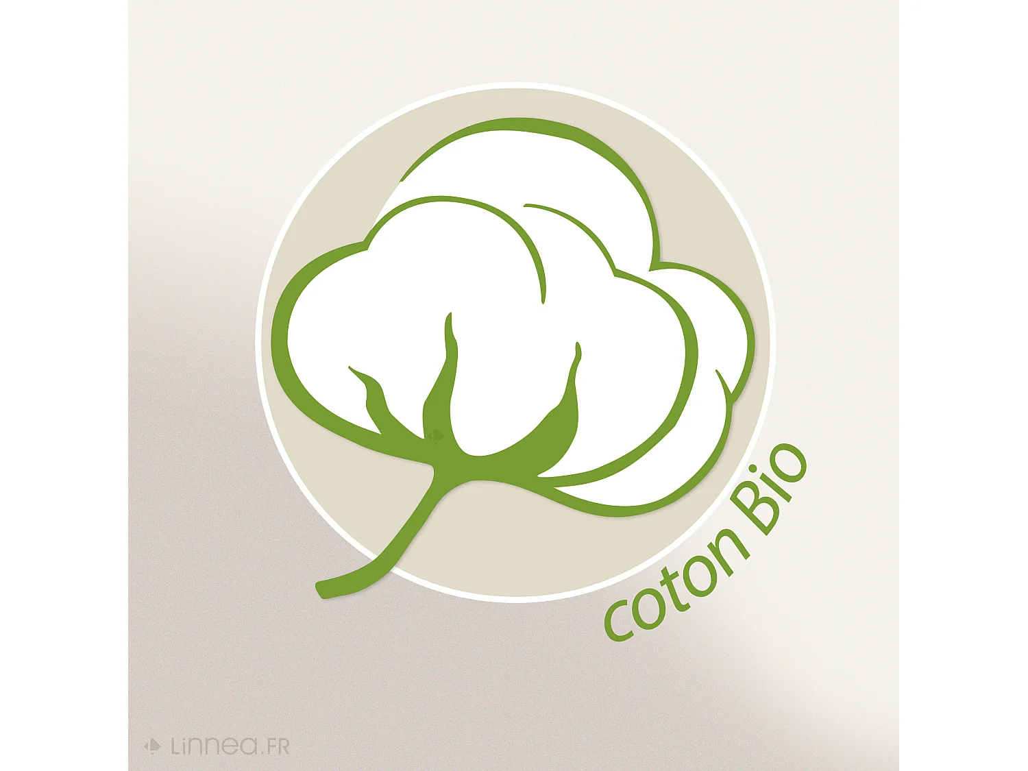 Parure de lit 240x220 cm coton biologique CHAMPA Vert