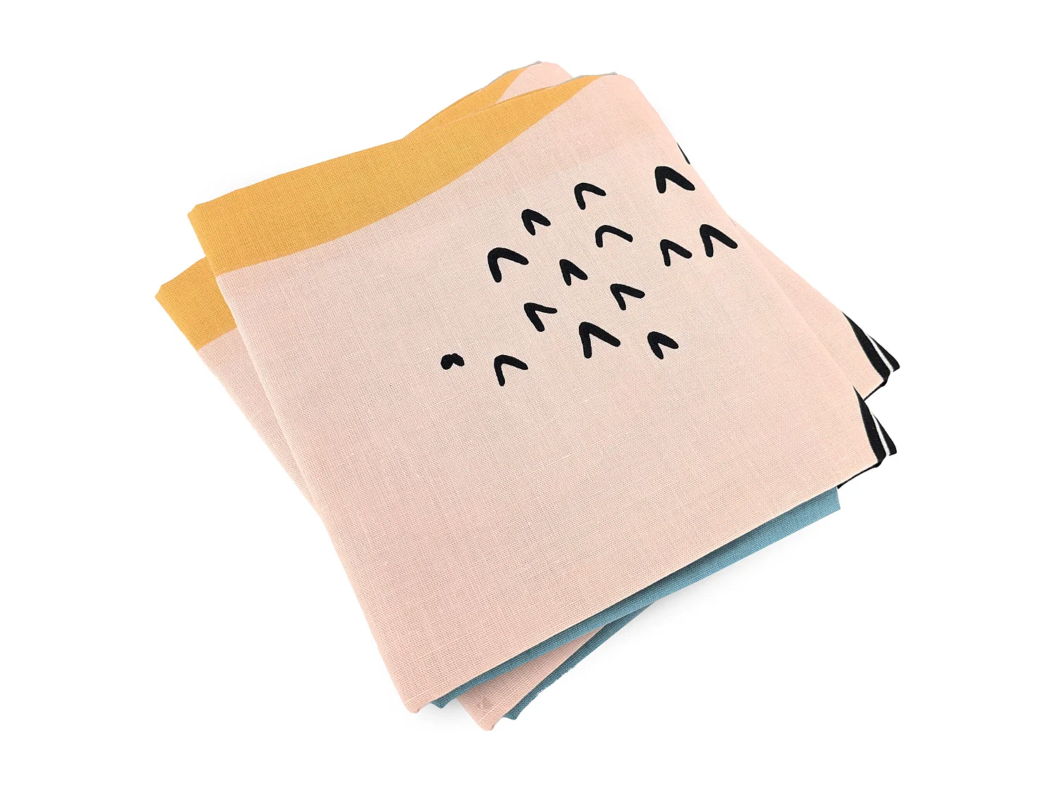 Parure de lit 240x220 cm polycoton VALLON multicolore 3 pièces