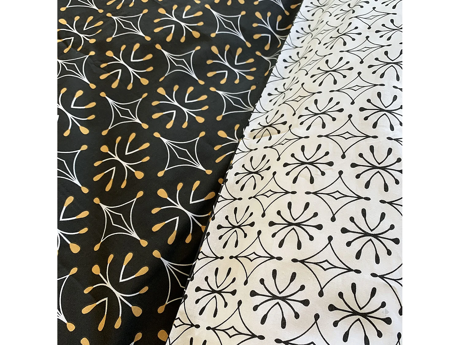 Parure de lit 240x220 cm coton biologique WAG Noir