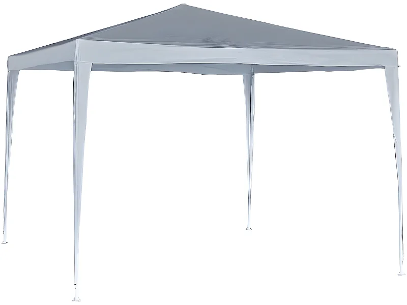 Tonnelle de jardin "Natacha 3" - 9 m² - 3 x 3 m - Blanc
