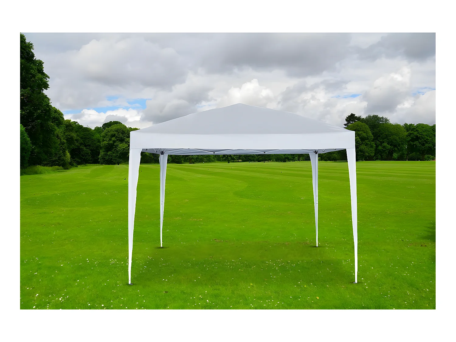 Tonnelle de jardin "Natacha 3" - 9 m² - 3 x 3 m - Blanc