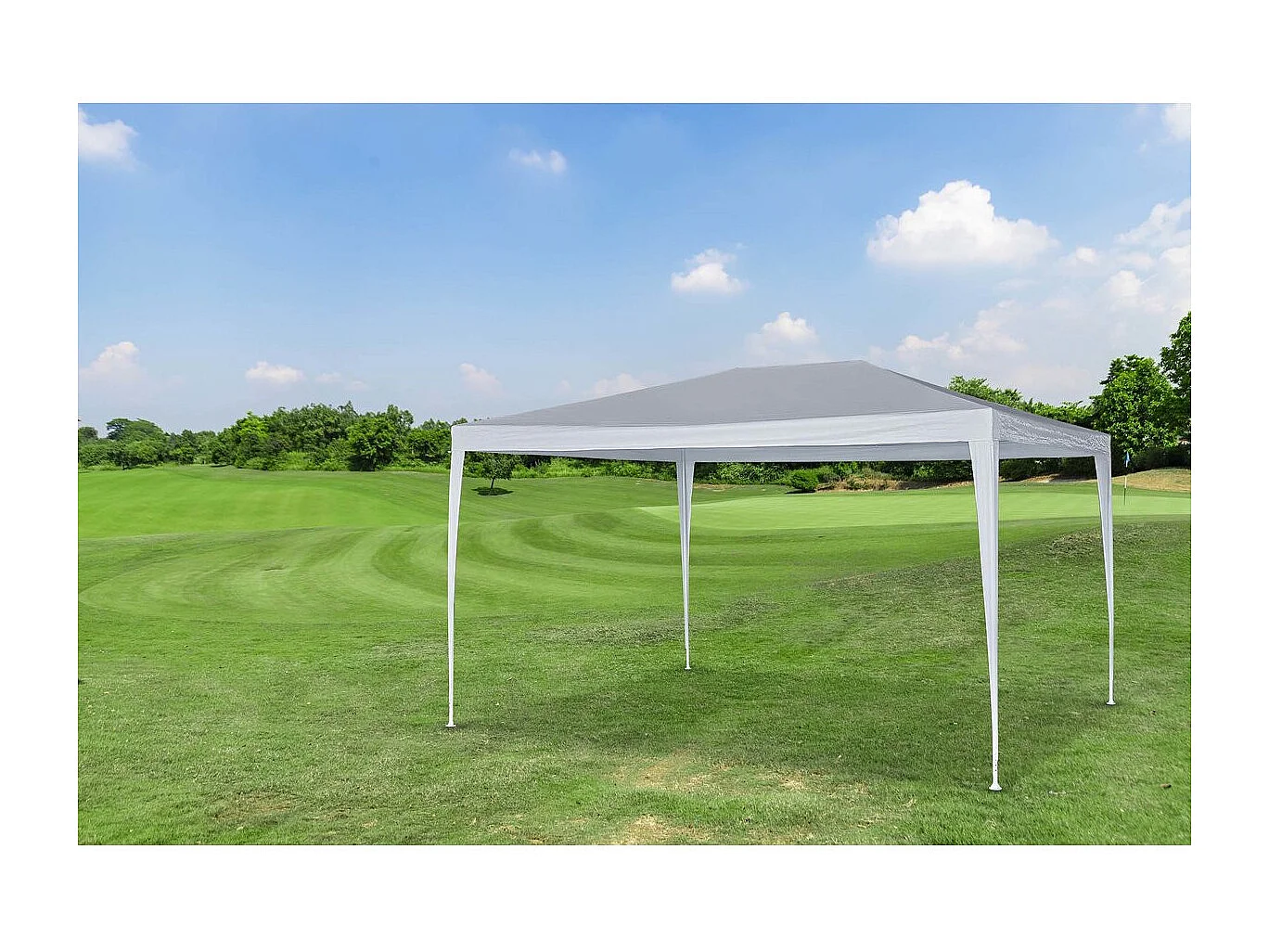 Tonnelle de jardin "Natacha 4" - 12 m² - 3 x 4 m - Blanc