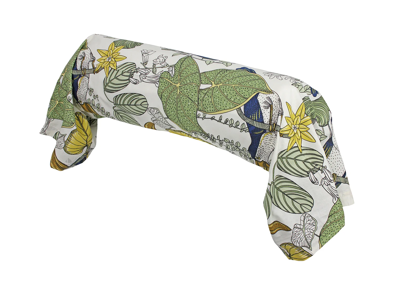 Taie de traversin 240x43 cm coton TOCO vert