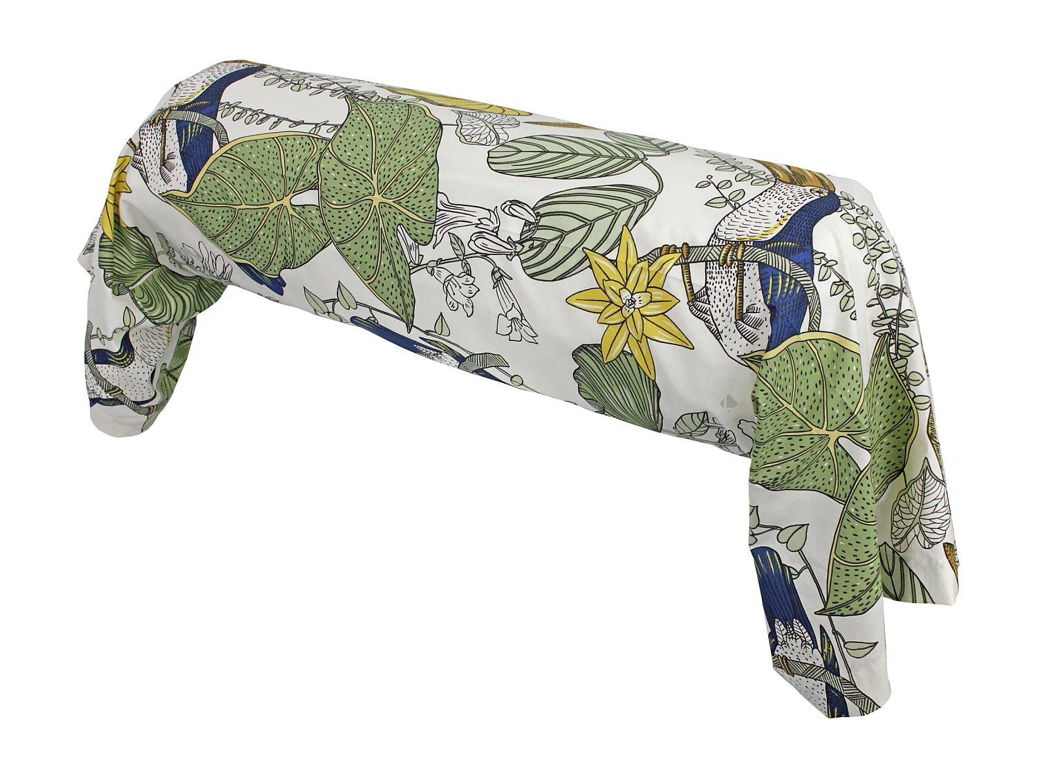 Taie de traversin 140x43 cm coton TOCO vert