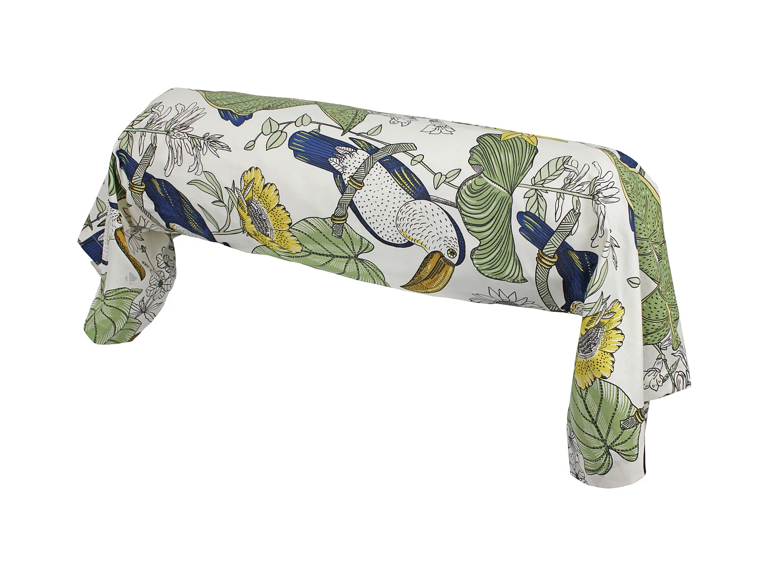 Taie de traversin 200x43 cm coton TOCO vert