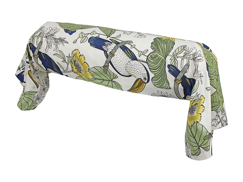 Taie de traversin 200x43 cm coton TOCO vert