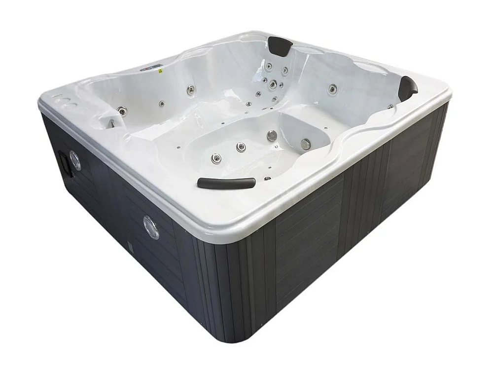 Spa "Cuba" 6 places - Cuve blanc - système Balboa +Bluetooth intégré - 220x210x80cm