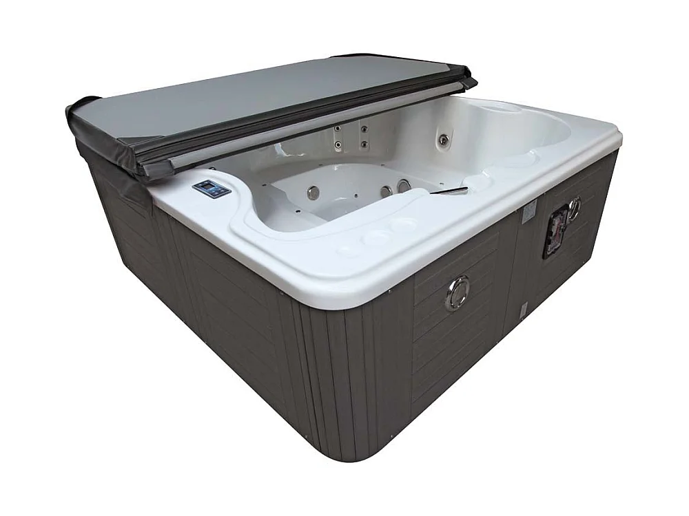 Spa "Cuba" 6 places - Cuve blanc - système Balboa +Bluetooth intégré - 220x210x80cm