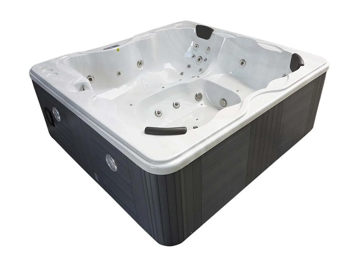 Spa "Cuba" 6 places - Cuve blanc - système Balboa +Bluetooth intégré - 220x210x80cm