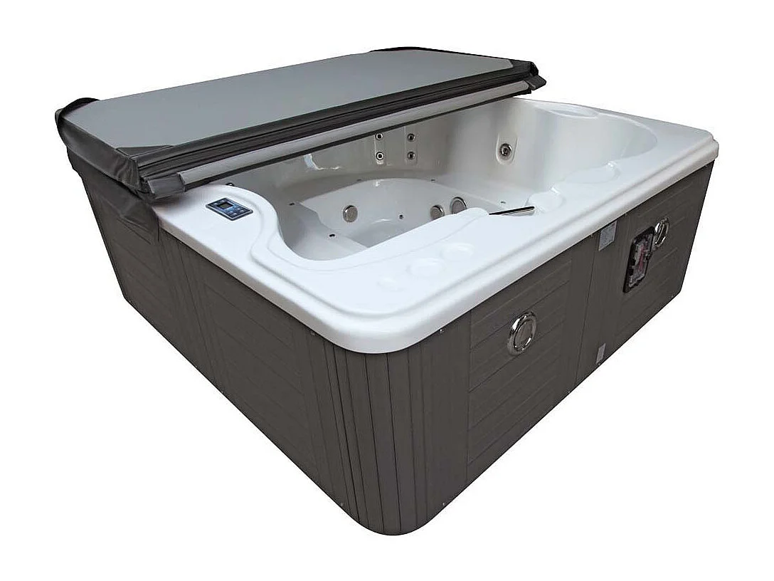 Spa "Cuba" 6 places - Cuve blanc - système Balboa +Bluetooth intégré - 220x210x80cm