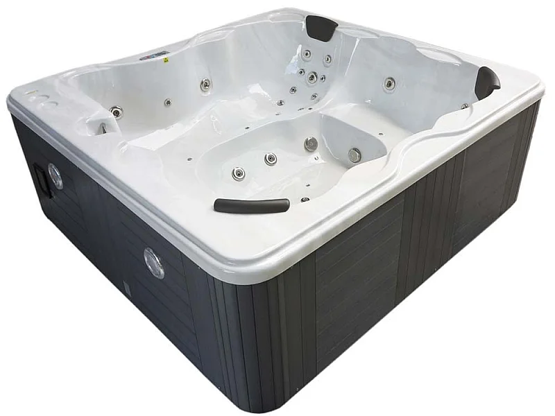 Spa "Cuba" 6 places - Cuve blanc - système Balboa +Bluetooth intégré - 220x210x80cm