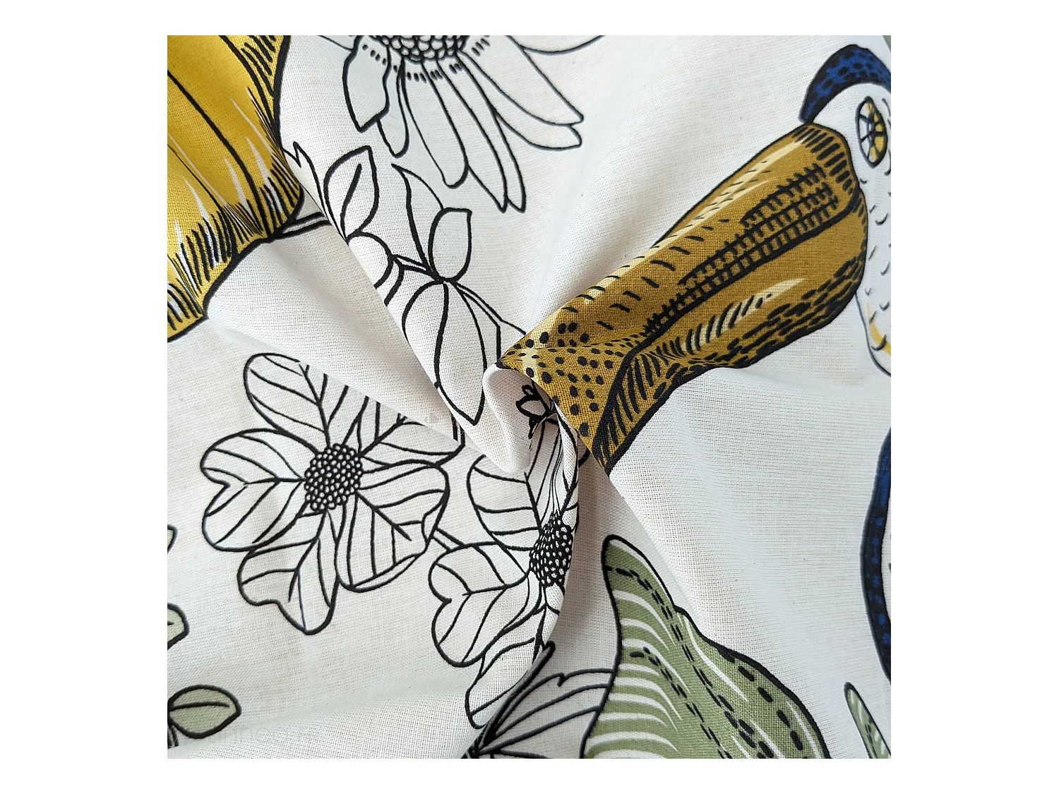 Housse de couette 240x220 cm coton TOCO vert