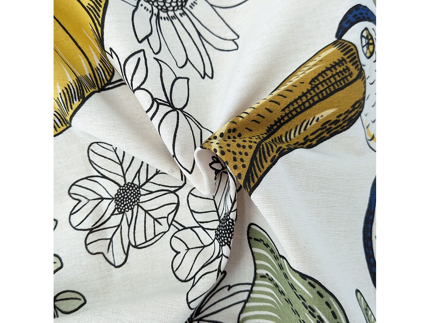 Housse de couette 260x240 cm coton TOCO vert