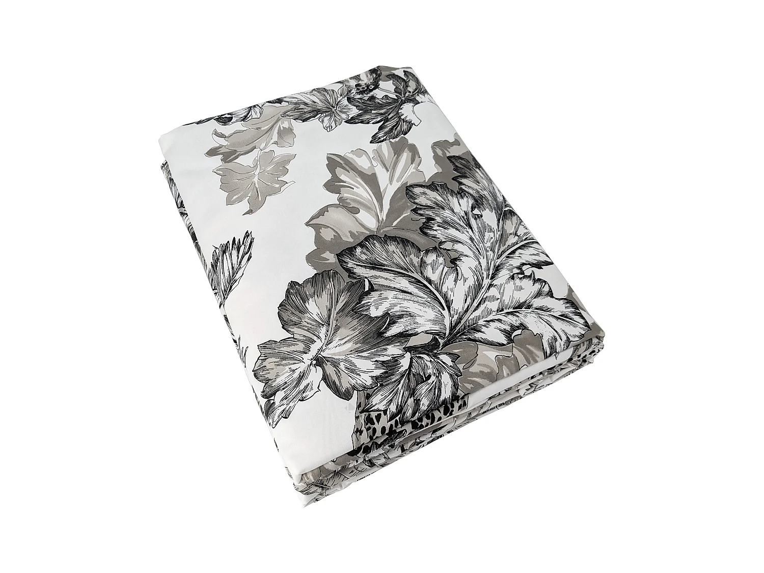 Housse de couette 140x200 cm satin de coton SAVANE blanc