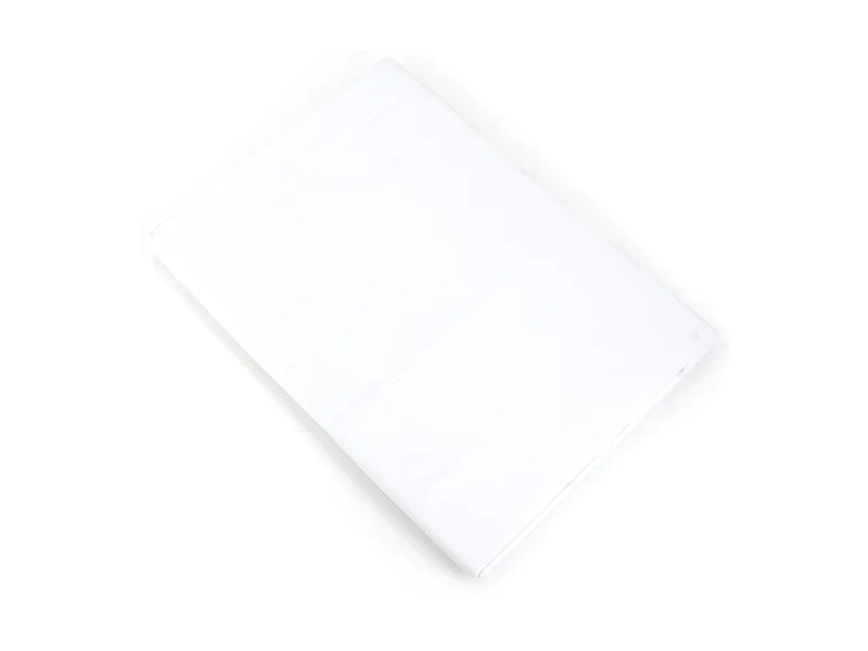 Drap plat uni 240x310 cm pur percale PRIMO Blanc