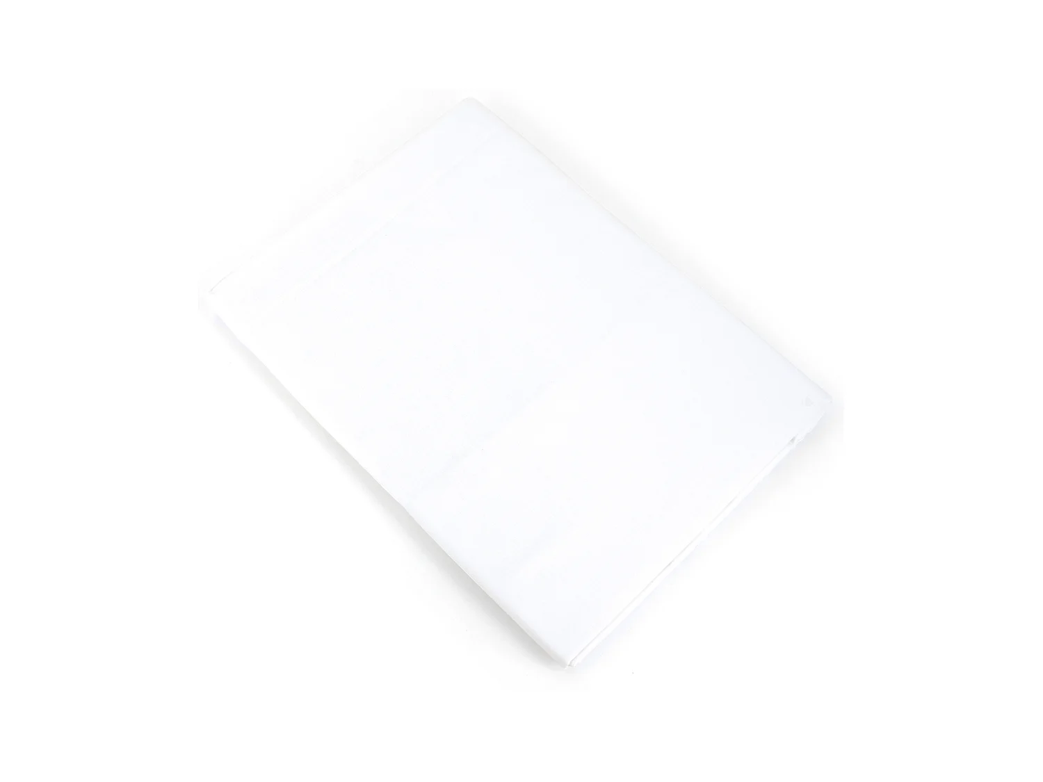 Drap plat uni 240x310 cm pur percale PRIMO Blanc