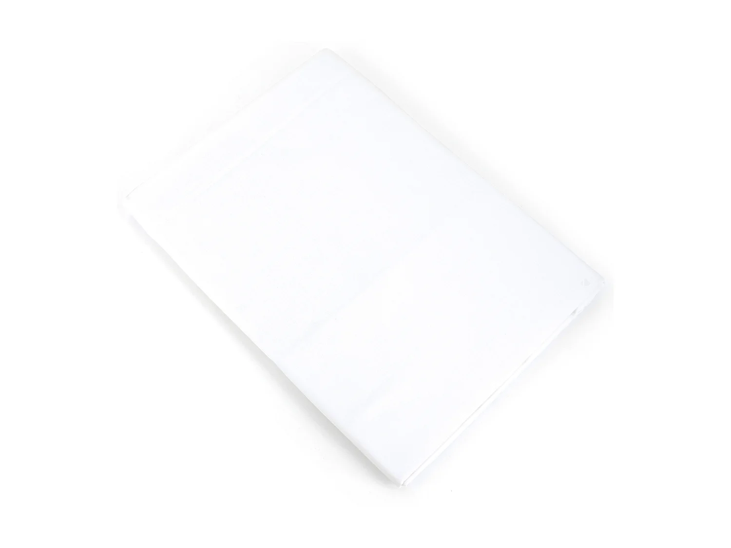 Drap plat uni 240x310 cm pur percale PRIMO Blanc